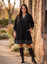 Load image into Gallery viewer, Meet Me at the Cider Mill Tiered Dress (2 color options)