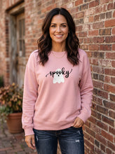 Load image into Gallery viewer, Sweetly Spooky Ghost Sweatshirt