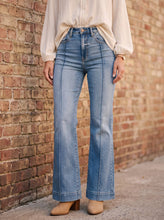 Load image into Gallery viewer, Harbor Line High-Waisted Flare Jeans