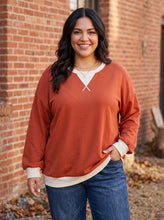 Load image into Gallery viewer, Everyday Ease Contrast Sweatshirt (multiple color options)