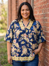 Load image into Gallery viewer, Willow & Wildflowers Boho Blouse