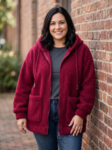 Load image into Gallery viewer, Snuggle Season Sherpa Hoodie (multiple color options)