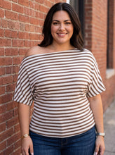 Load image into Gallery viewer, Weekend Stroll One-Shoulder Top (multiple color options)