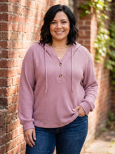 Load image into Gallery viewer, Easy Does It Waffle Hoodie (multiple color options)