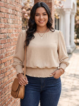Load image into Gallery viewer, Soft Serenity Smocked Blouse (multiple color options)