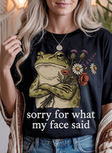 Load image into Gallery viewer, Sorry For What My Face Said Graphic Tee & Sweatshirt (multiple color options)
