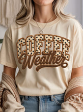 Load image into Gallery viewer, Coffee Weather Graphic Tee & Sweatshirt (multiple color options)