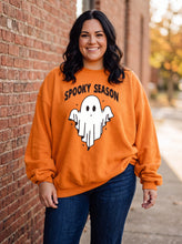Load image into Gallery viewer, Boo Crew Reversible Halloween Sweatshirt
