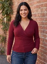 Load image into Gallery viewer, Meet Me at Midnight Wrap Top (multiple color options)