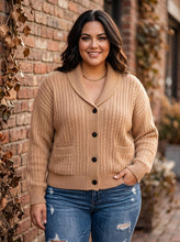 Load image into Gallery viewer, Wrapped in Cozy Cable Knit Cardigan (multiple color options)