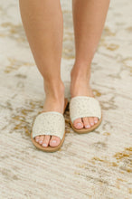 Load image into Gallery viewer, Imelda Off White Crocheted Slip On Sandal
