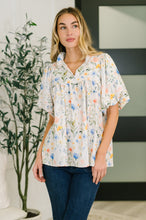 Load image into Gallery viewer, In All This Time Notch Neck Floral Blouse