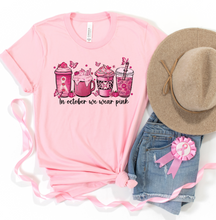 Load image into Gallery viewer, In October We Wear Pink Graphic T-Shirt