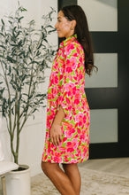 Load image into Gallery viewer, Inspire Collared Dress in Pink Blossom