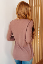 Load image into Gallery viewer, It's Been So Long Henley in Mulberry