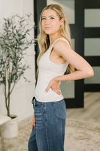 Load image into Gallery viewer, It's the Simple Things Scoop Neck Tank in Sand Beige