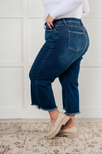 Load image into Gallery viewer, JUDY BLUE Janice High Rise Button Fly Wide Leg Crop Jeans