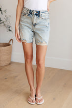 Load image into Gallery viewer, JUDY BLUE Cindy High Rise Mineral Wash Distressed Boyfriend Shorts