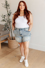Load image into Gallery viewer, JUDY BLUE Cindy High Rise Mineral Wash Distressed Boyfriend Shorts
