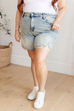 Load image into Gallery viewer, JUDY BLUE Cindy High Rise Mineral Wash Distressed Boyfriend Shorts