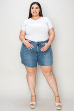 Load image into Gallery viewer, JUDY BLUE Samantha High Waist Slim Denim Shorts