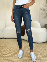 Load image into Gallery viewer, JUDY BLUE Raquel High Waist Distressed Slim Jeans