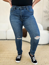 Load image into Gallery viewer, JUDY BLUE Raquel High Waist Distressed Slim Jeans
