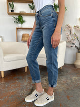 Load image into Gallery viewer, JUDY BLUE Cuffed Hem Low Waist Slim Jeans