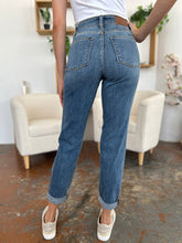 Load image into Gallery viewer, JUDY BLUE Cuffed Hem Low Waist Slim Jeans