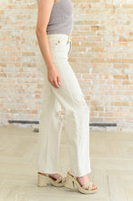 Load image into Gallery viewer, JUDY BLUE Selena High Rise Distressed 90's Straight Jeans in Bone