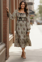 Load image into Gallery viewer, Garden Chateau Midi Dress