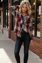 Load image into Gallery viewer, Rustic Remix Flannel Top