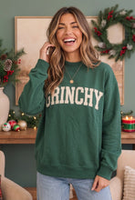 Load image into Gallery viewer, Grinchy Vibes Only Oversized Holiday Sweatshirt