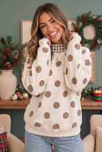 Load image into Gallery viewer, Dots & Plaid Forever Cozy Pullover Sweatshirt