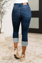Load image into Gallery viewer, JUDY BLUE Karen High Rise Double Waist Band Capri Jeans