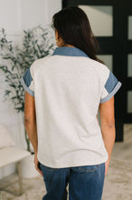 Load image into Gallery viewer, Knowing Me Collared Henley Top