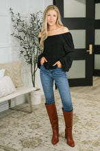 Load image into Gallery viewer, Lesson Taught Smocked Blouse in Black