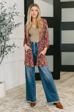 Load image into Gallery viewer, Lizzy Cardigan in Chocolate Paisley