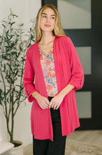 Load image into Gallery viewer, Lizzy Cardigan in Fuchsia