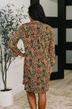 Load image into Gallery viewer, Lizzy Long Sleeve Dress in Olive Paisley