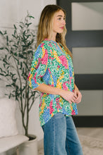 Load image into Gallery viewer, Lizzy Smock Top in Light Multi Painted