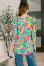Load image into Gallery viewer, Lizzy Smock Top in Light Multi Painted