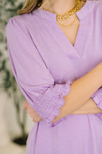 Load image into Gallery viewer, Lizzy Smock Top in Orchid Bloom
