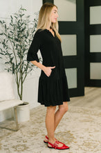 Load image into Gallery viewer, Lizzy Sunday Dress in Black