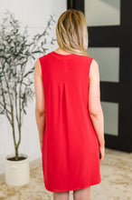 Load image into Gallery viewer, Lizzy Tank Dress in Red