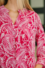 Load image into Gallery viewer, Lizzy Top in Pink Paisley