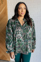 Load image into Gallery viewer, Looking Out Damask Print Blouse
