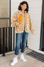 Load image into Gallery viewer, Love It Don't Leave It Floral Fleece Jacket