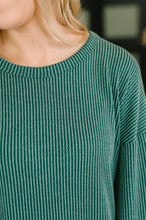 Load image into Gallery viewer, Love to Love You Textured Knit Dress in Hunter Green