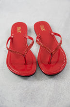 Load image into Gallery viewer, Sassy Sandals in Red
